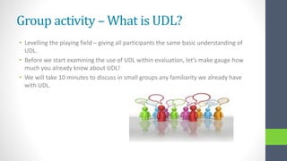 From curiosity to sustainable individual implementation: Getting settled into a UDL routine of inclusive redesign of course delivery and assessment.