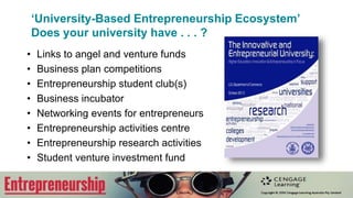 University-Based Entrepreneurship
Ecosystems (U-BEE)
• Labour
• Students
• Lawyers
• Cooperatives
• Councils
• Multinationals
• Foundations
• Aid agencies
• Schools
• Private sector
• Family businesses
• Investors
• Banks
• Social leaders
• Research centres
• Military
 