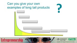 Can you give your own
examples of long tail products
?
 