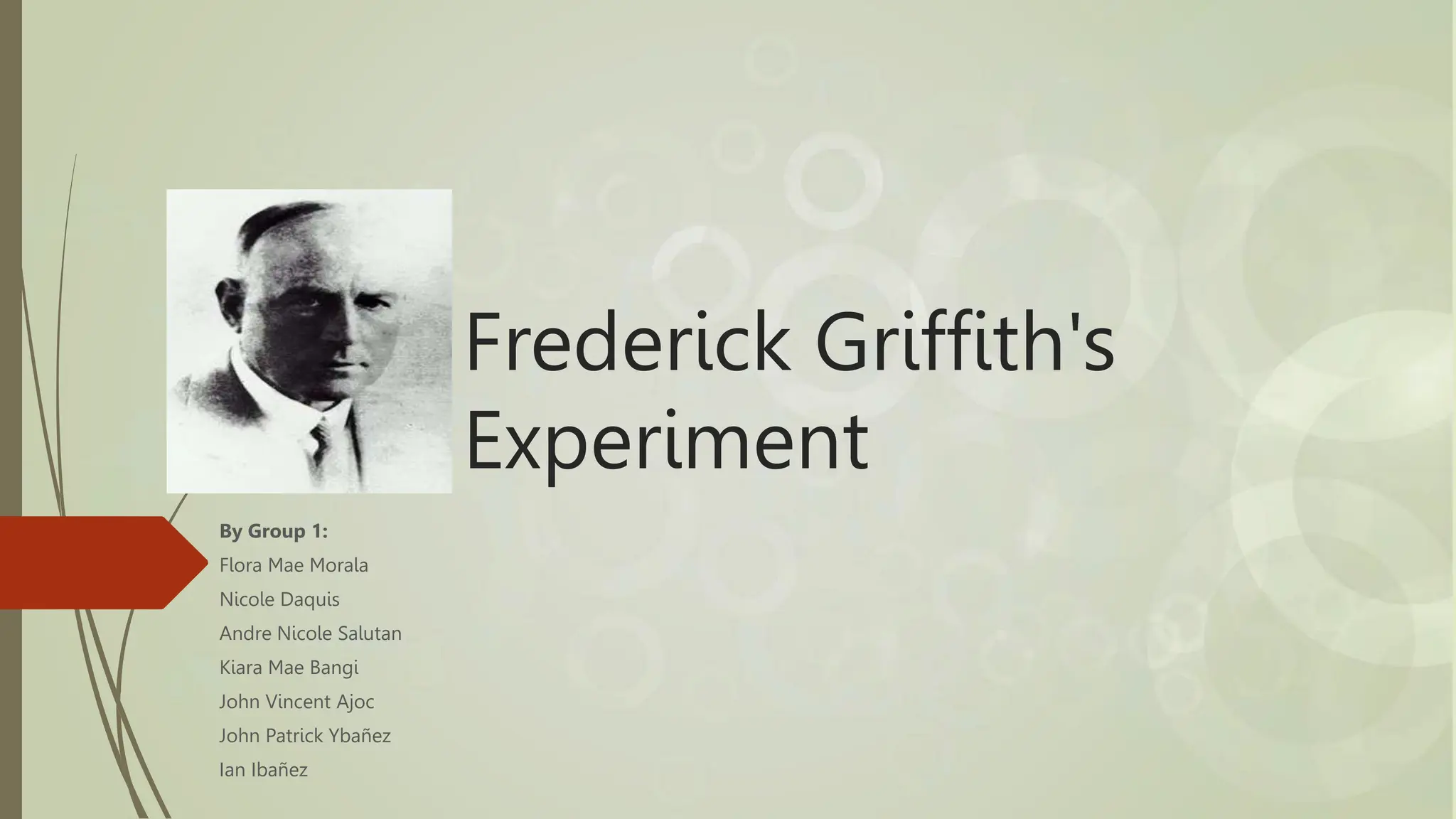 Frederick Griffith's Experiment.ppt GENx PPT