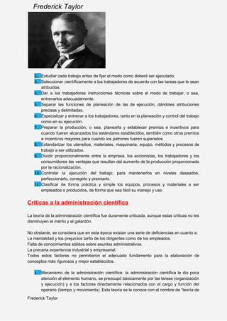 Modo Fredrick Frederick taylor | PDF