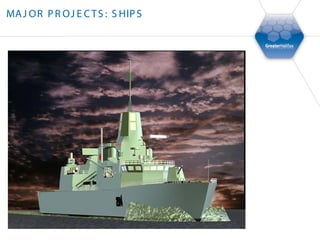 MA J OR P R OJ E C T S : S HIP S
 