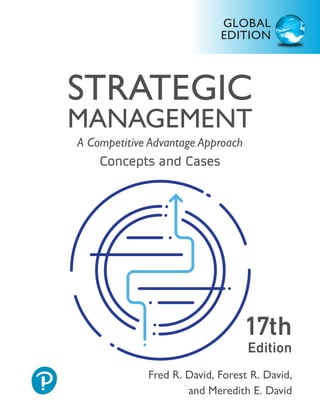 Strategic Management: Concepts and Cases for Competitive Advantage | PDF