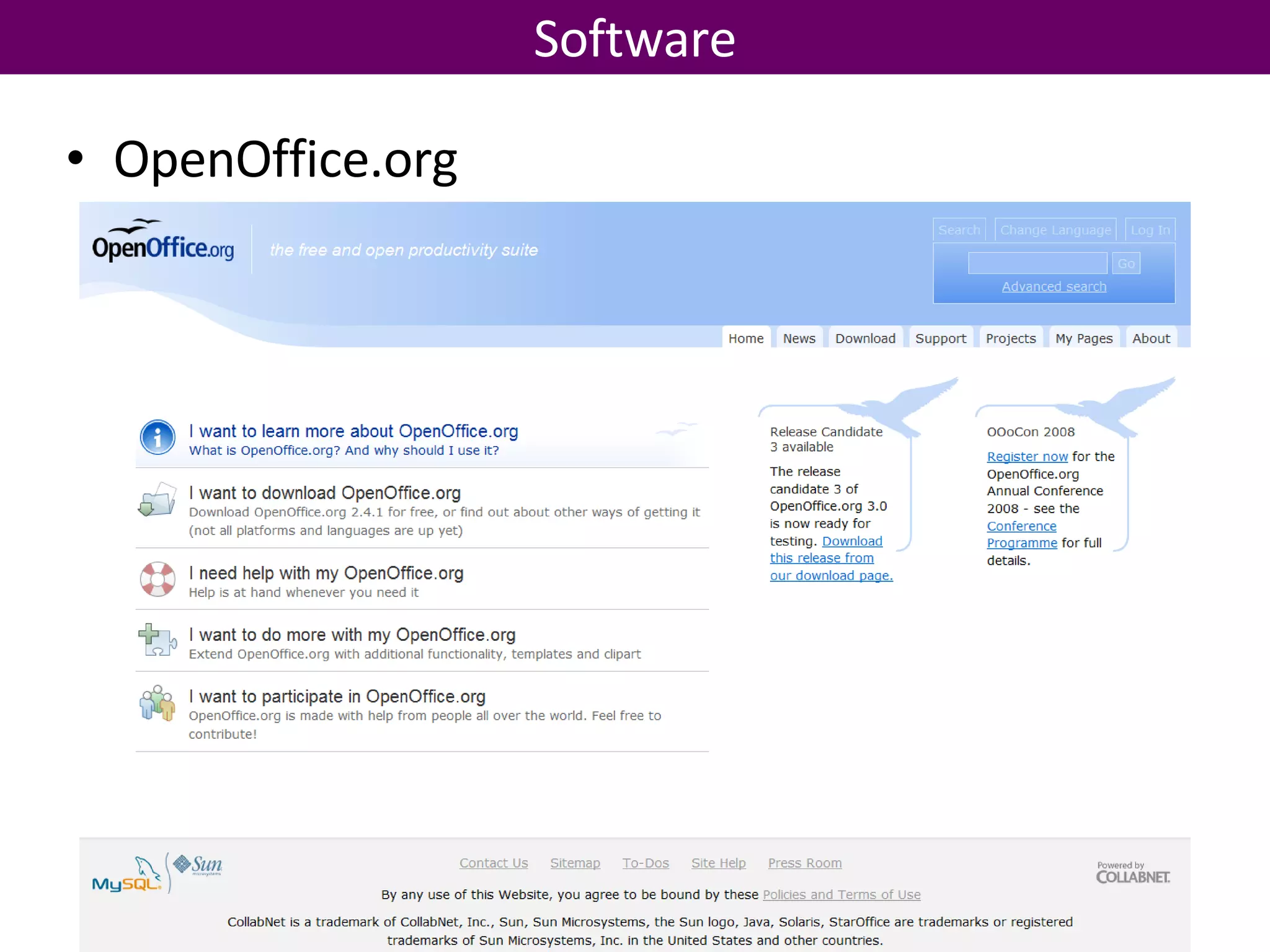 Software OpenOffice.org 