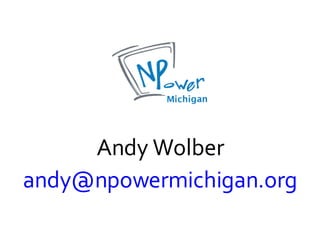 Andy Wolber [email_address] 