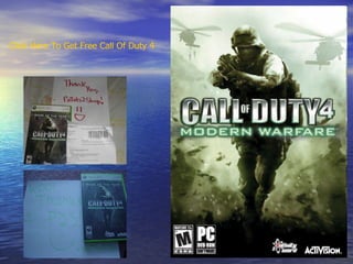 Click Here To Get Free Call Of Duty 4 