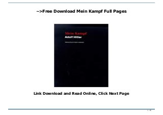 ~>Free Download Mein Kampf Full Pages~>Free Download Mein Kampf Full Pages
~>Free Download Mein Kampf Full Pages~>Free Download Mein Kampf Full Pages
Link Download and Read Online, Click Next PageLink Download and Read Online, Click Next Page
1 / 151 / 15
 
