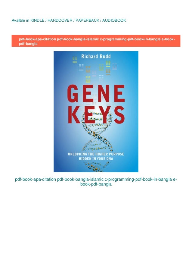 gene keys book download pdf free