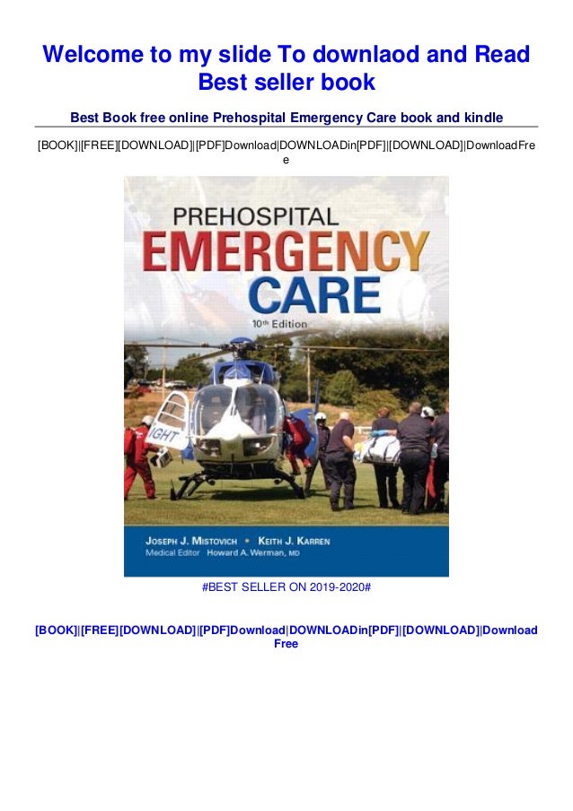 Free Download Prehospital Emergency Care Joseph J Mistovich P