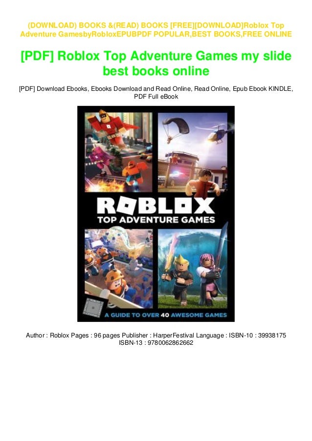 Free Download Roblox Top Adventure Gamesbyrobloxepubpdf - roblox books free