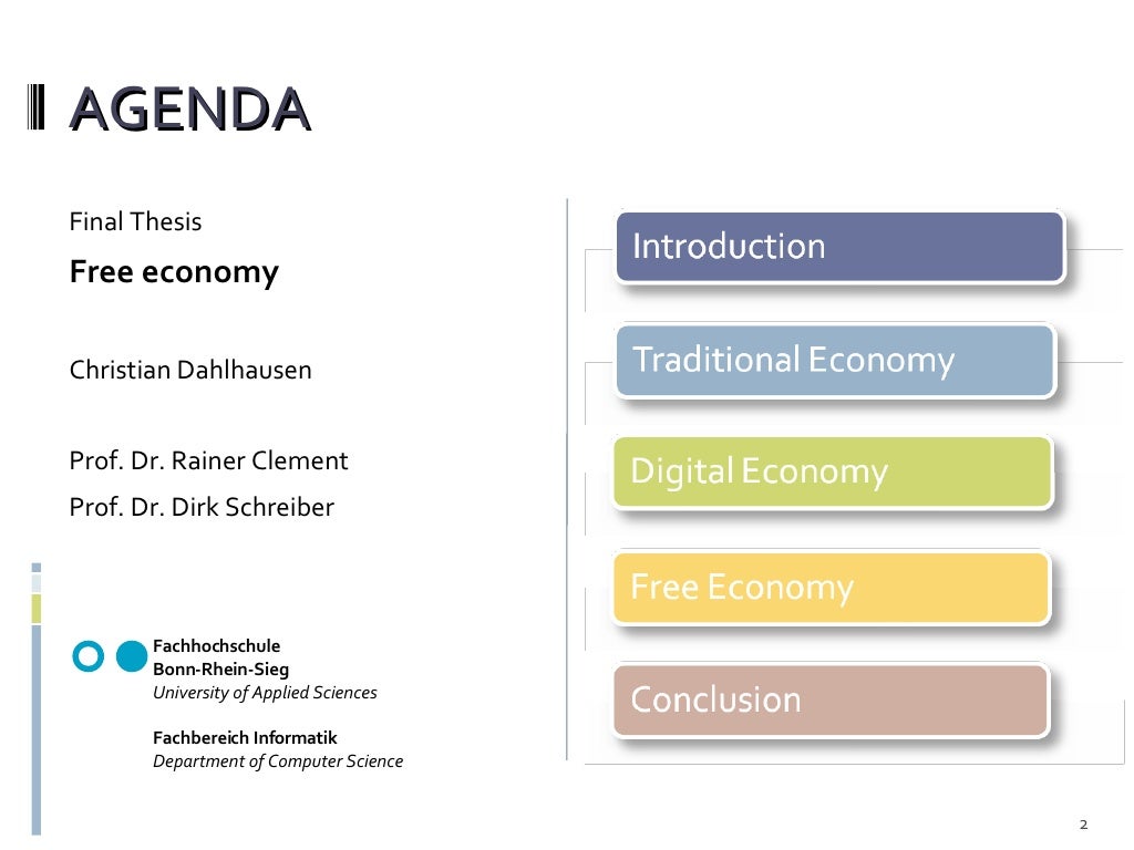 Agenda Ul Li Final Thesis Li Ul Ul Li Free Economy
