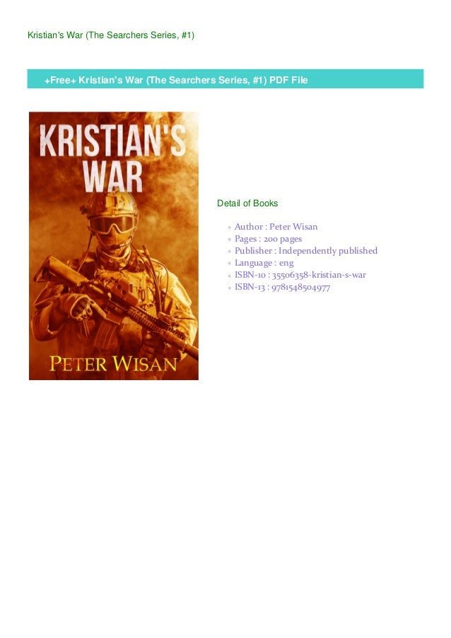 Free Kristian S War The Searchers Series 1 Pdf File