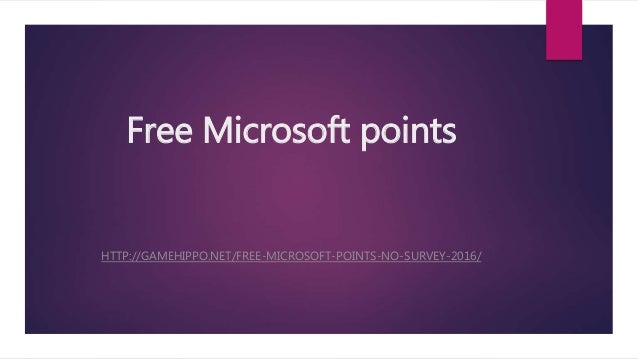 how to get free microsoft points without surveys