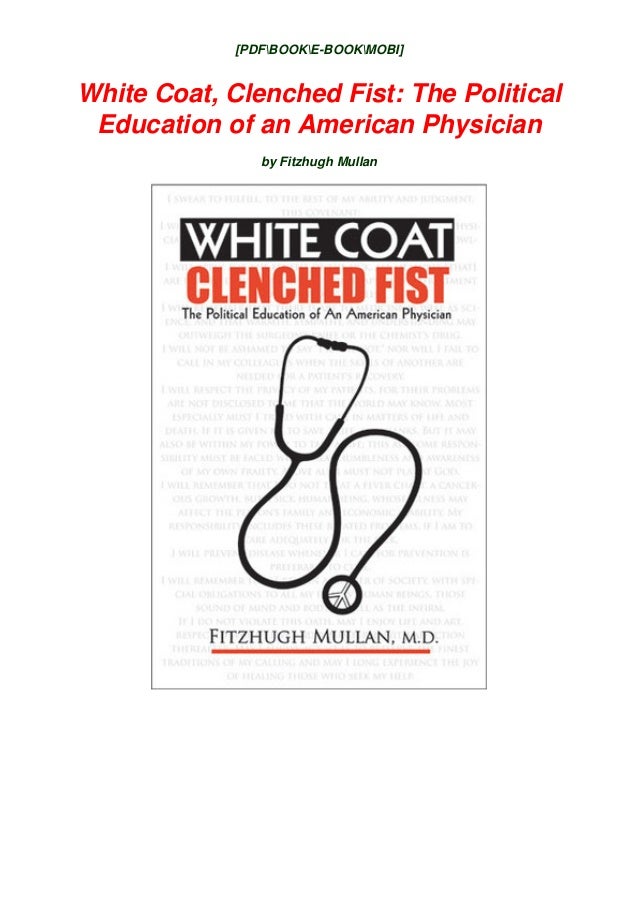 fist White coat clenched