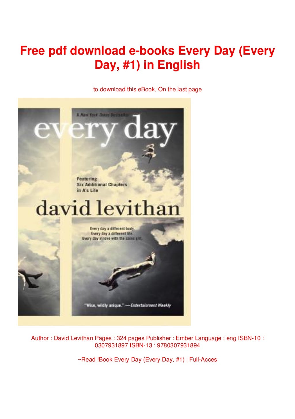 Every Day Every Day