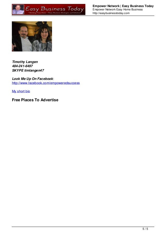 Free places-to-advertise