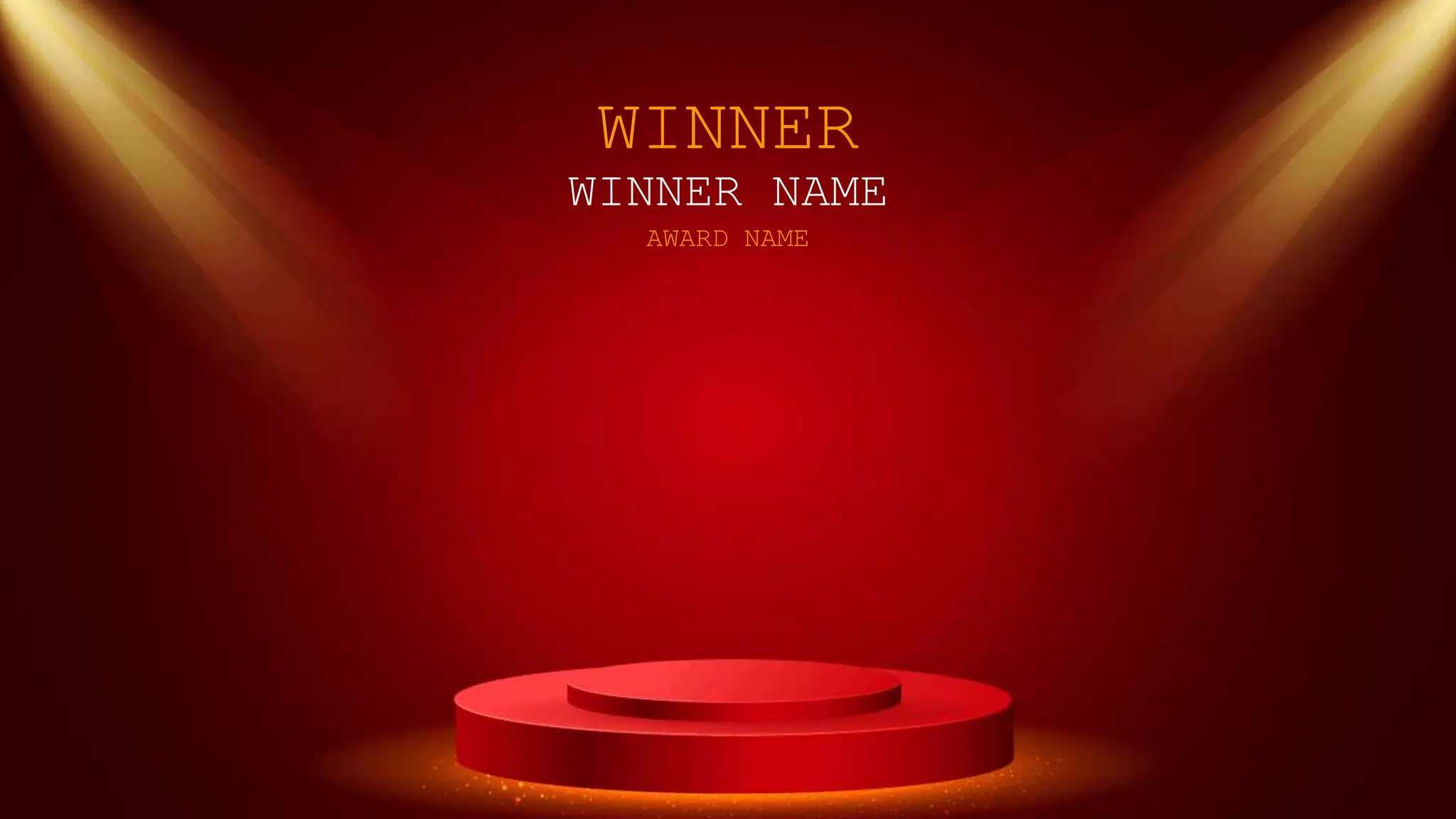 Photo Frame Powerpoint Winner FREE-PowerPoint-template-to-showcase-the-winners-of-your-awards-in-2023 ...