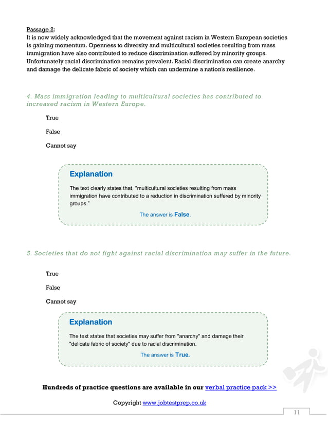 Free Psychometric Test Questions And Answers