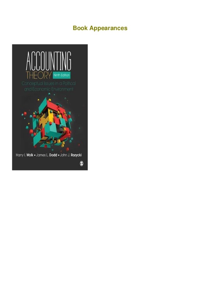 Free Read Pdf Accounting Theory Conceptual Issues In A Political And