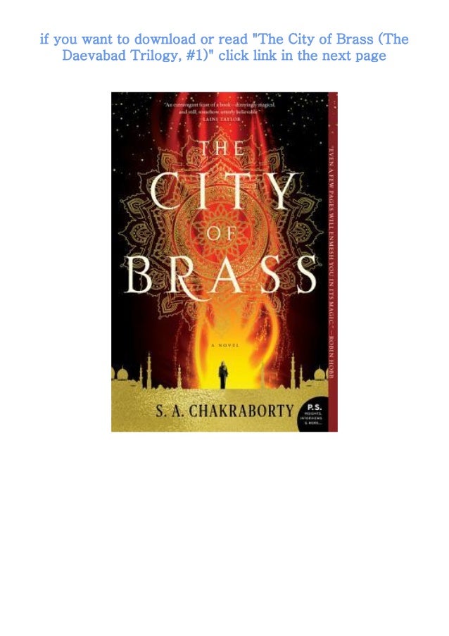 city of brass trilogy city of brass trilogy