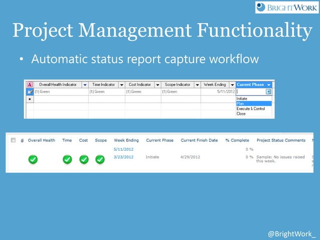 Free SharePoint Project Management Templates from BrightWork and Atidan ...