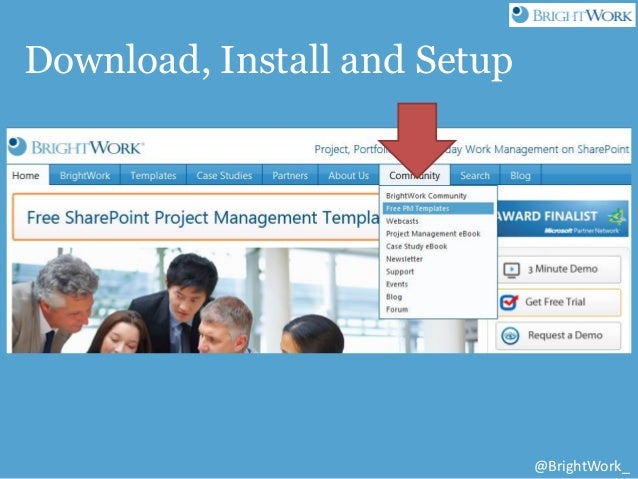 free sharepoint project management templates from brightwork and atid sharepoint workflow templates download