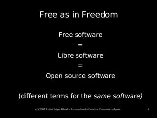 Free software: How does it work?