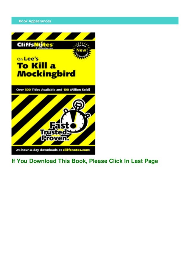 to kill a mockingbird pdf download