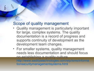 free training on Quality Management systems in software industry.Iso ...