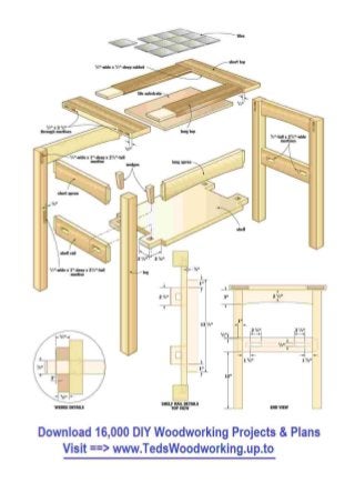 Free wooden side table plans