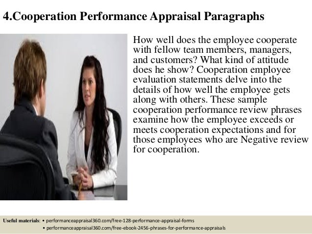 words for performance review