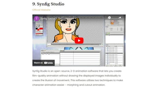 Free 3d Animation App