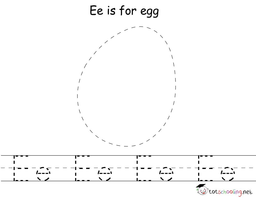 Free alphabet picture tracing(print) 1 5