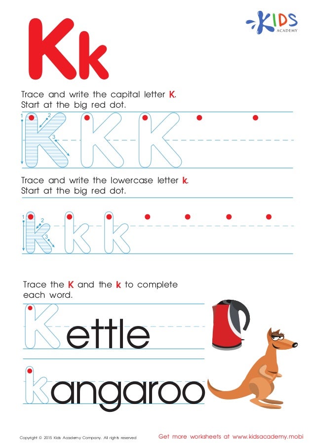 Free alphabet worksheets for kids a-z