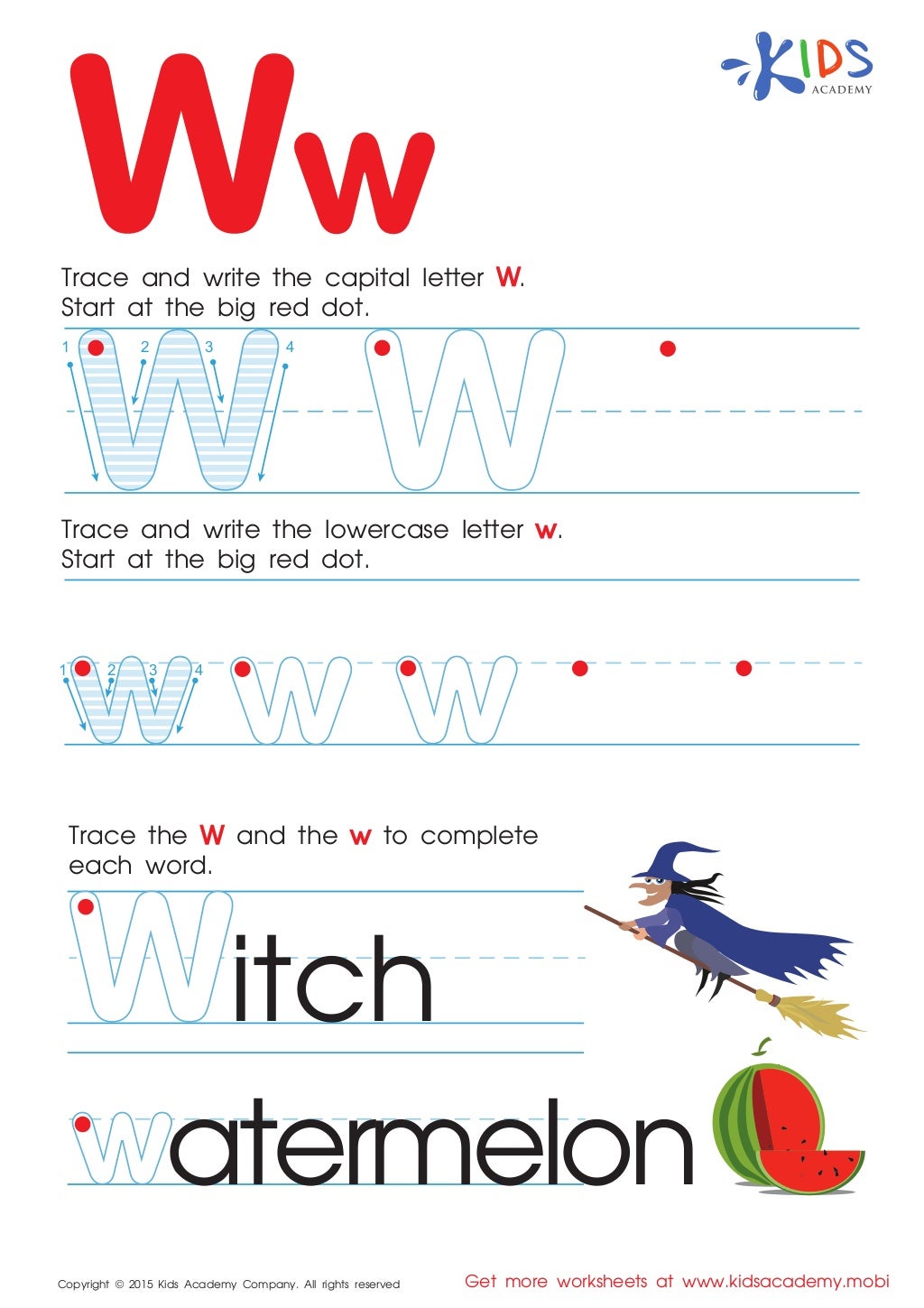Free alphabet worksheets for kids a-z