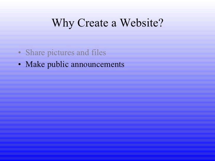 free creation of website