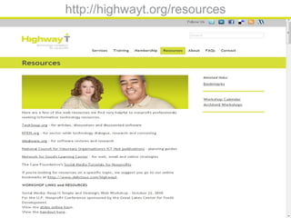 http://highwayt.org/resources
 