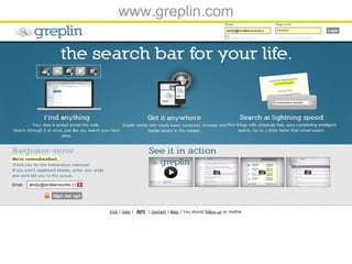 www.greplin.com
 