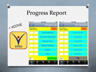 Progress ReporteCOVE
