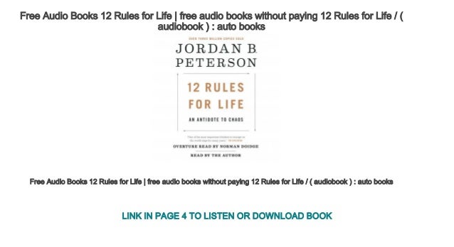 12 rules for life audiobook download