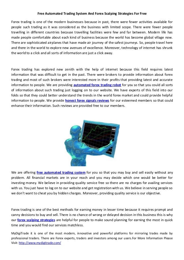 Automated scalping forex