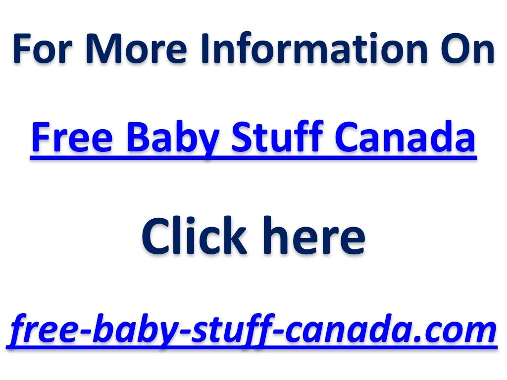 Free baby stuff canada