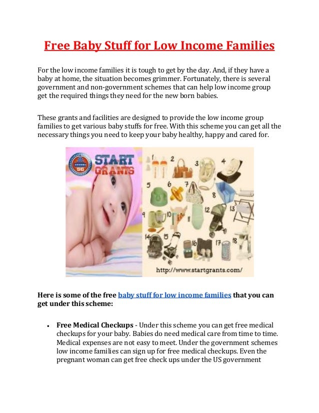 medicaid free baby stuff