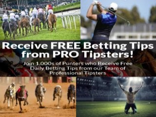 Free betting tips by tipsters