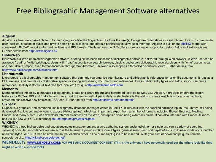What Is Bibliographic Citation Management Software? – HQCWDZ
