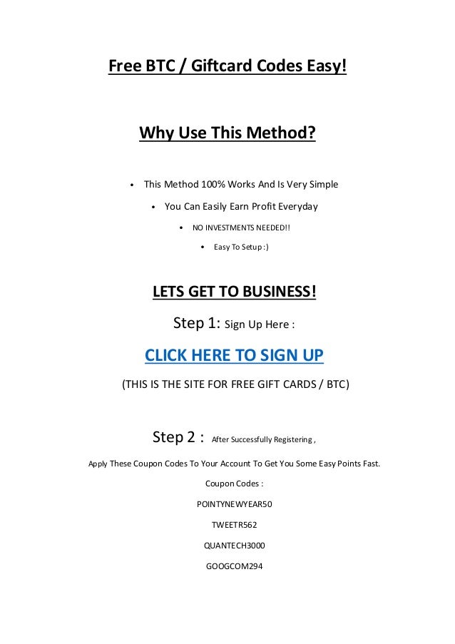 Free Bitcoin Giftcards And Much More Very Very Easy - 
