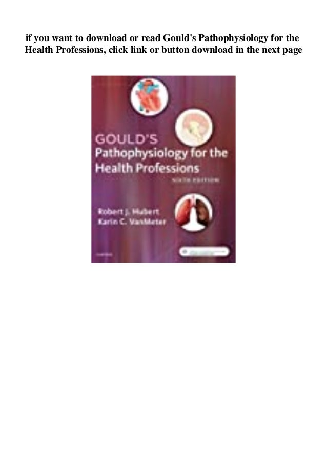 Free Book Gould's Pathophysiology for the Health Professions Read book