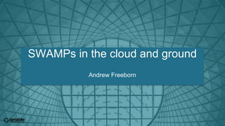 SWAMPs in the cloud and ground
Andrew Freeborn
1
 