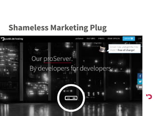 Shameless Marketing Plug
 