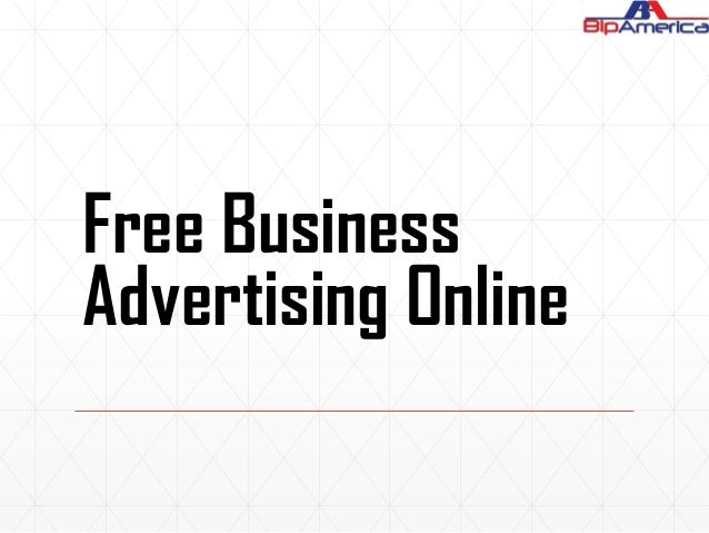 Free business advertising online